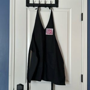 Augusta V neck apron USA patch stitching black vintage